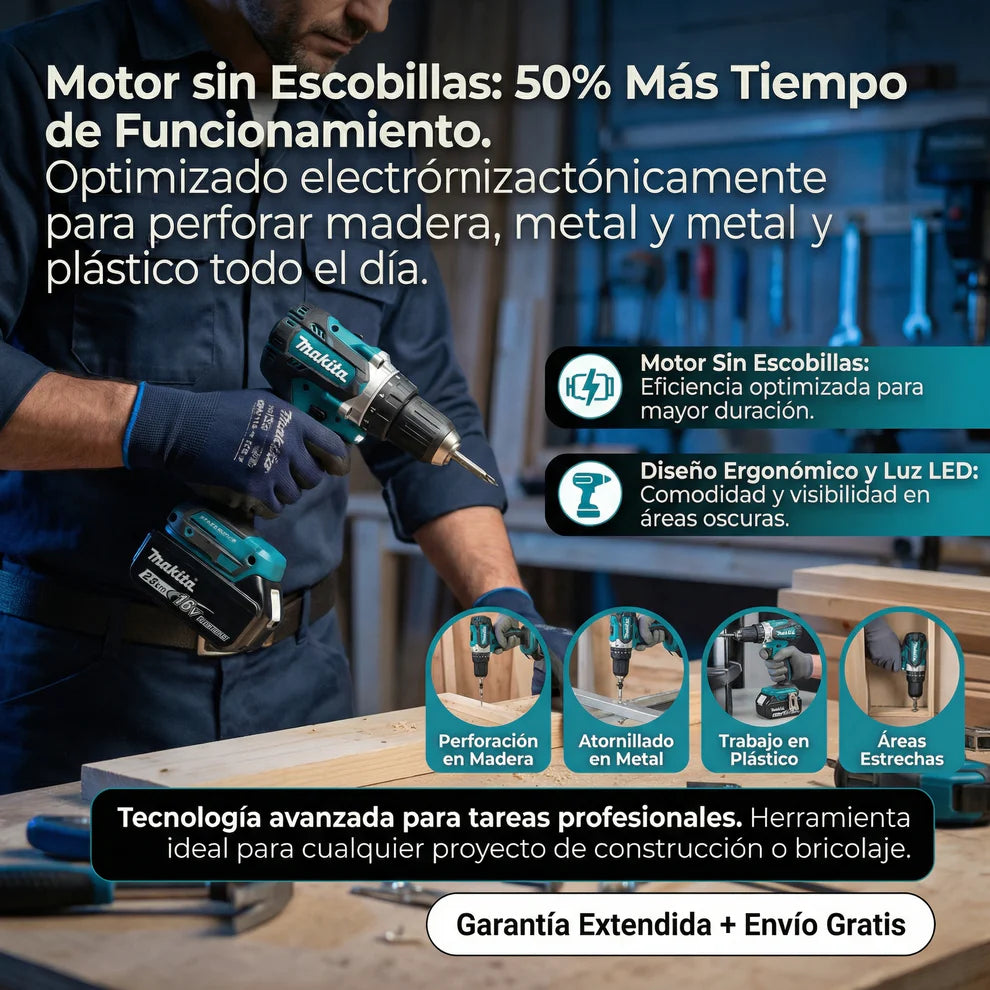 Taladro Makita de Alta Presicion