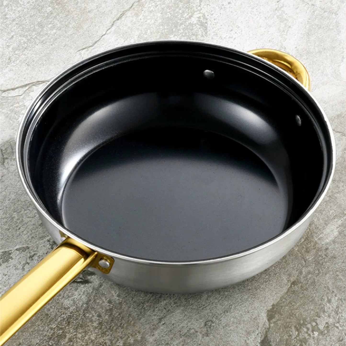 Set de 6 Ollas CoockWare Acero Inoxidable