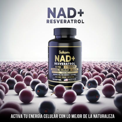 Resveratrol NAD+ Satomi 100 Capsulas