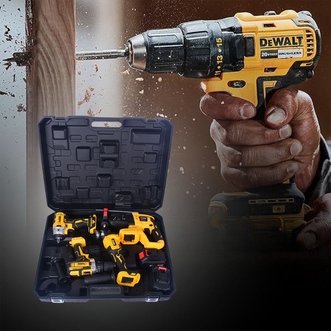 Combo DeWalt® 4 Herramientas | Lleva 1 Set de Brocas GRATIS