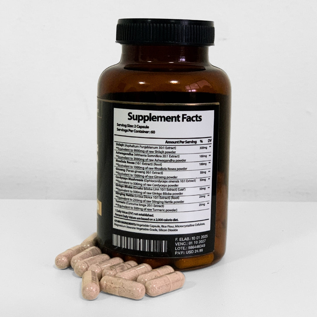 Shilajit Ashwagandha Promocion 2x1     120 Capsulas