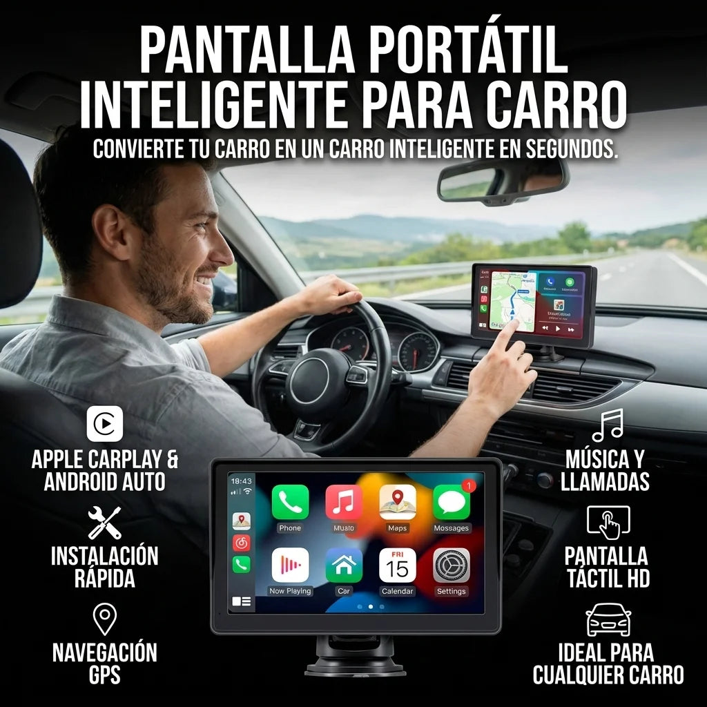 Smart Drive: Pantalla Inalambrica para Carro