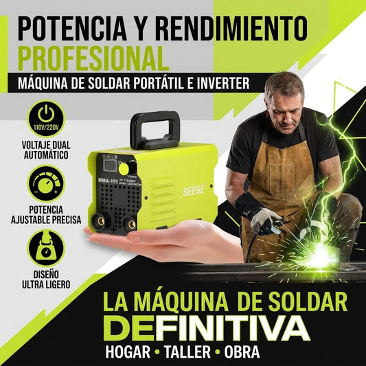 Maquina de Soldar MMA de Alta Potencia 110/220V