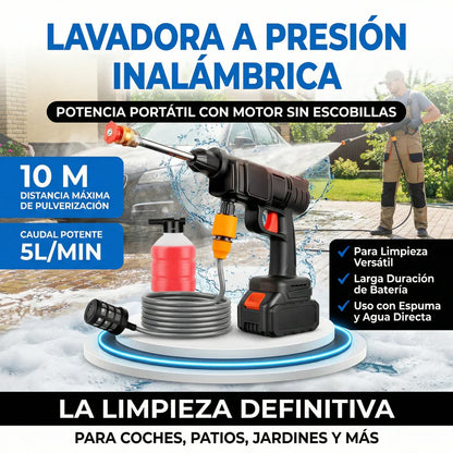 Hidrolavadora Inalambrica de Alta Presion
