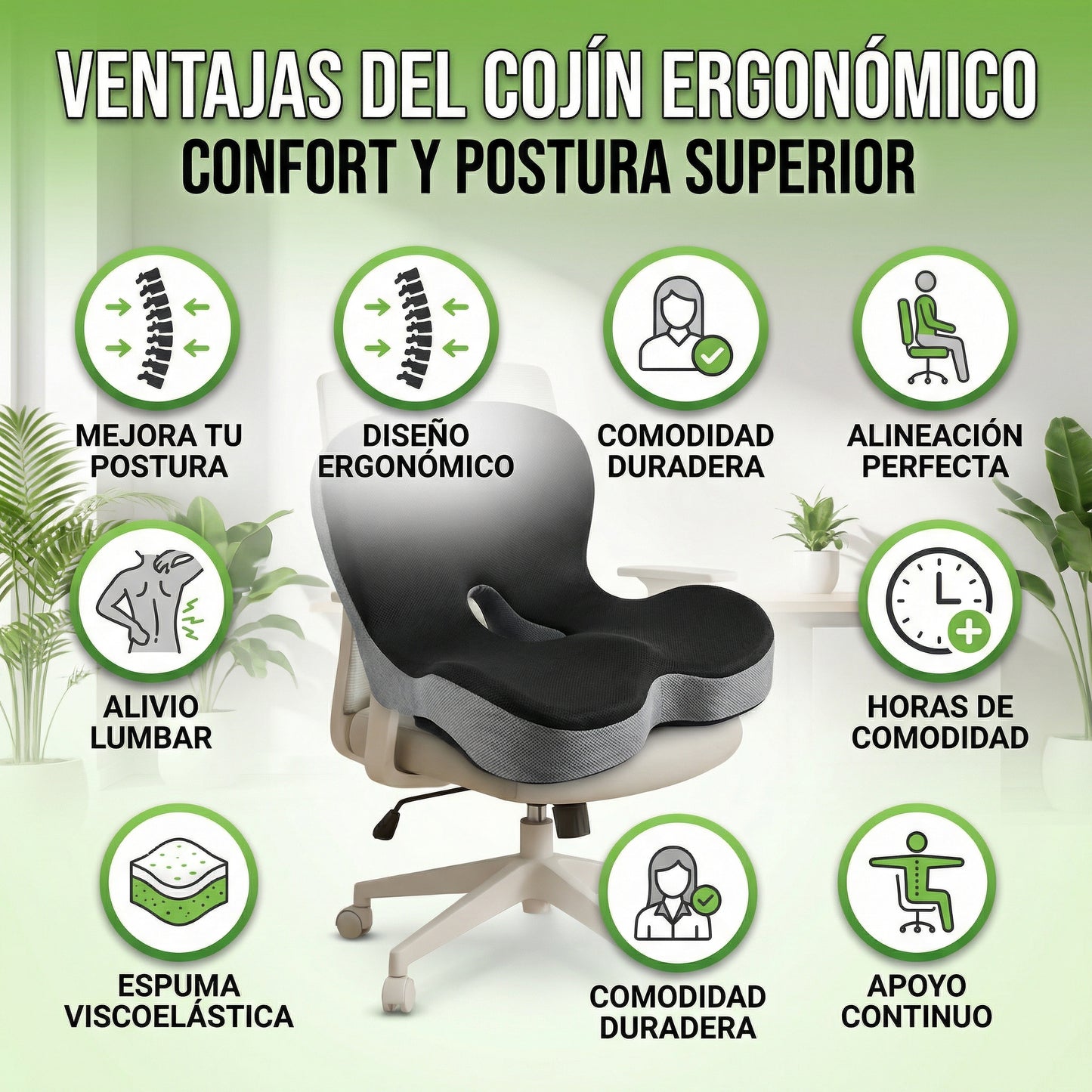 Cojin Ergonomico ErgoFlex
