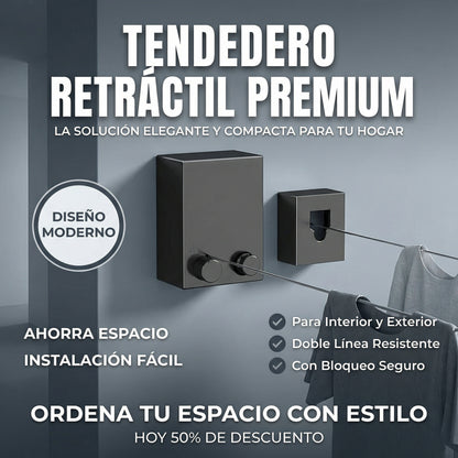Tendedero Retractil Premium