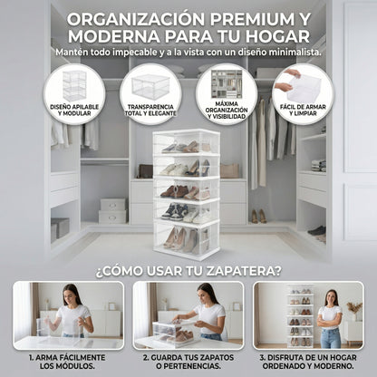 ShoesMax Zapatera de 6 Niveles