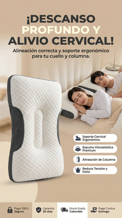 SleepConfort Almohada Ortopedica Compra 1 Lleva 1 GRATIS🎁
