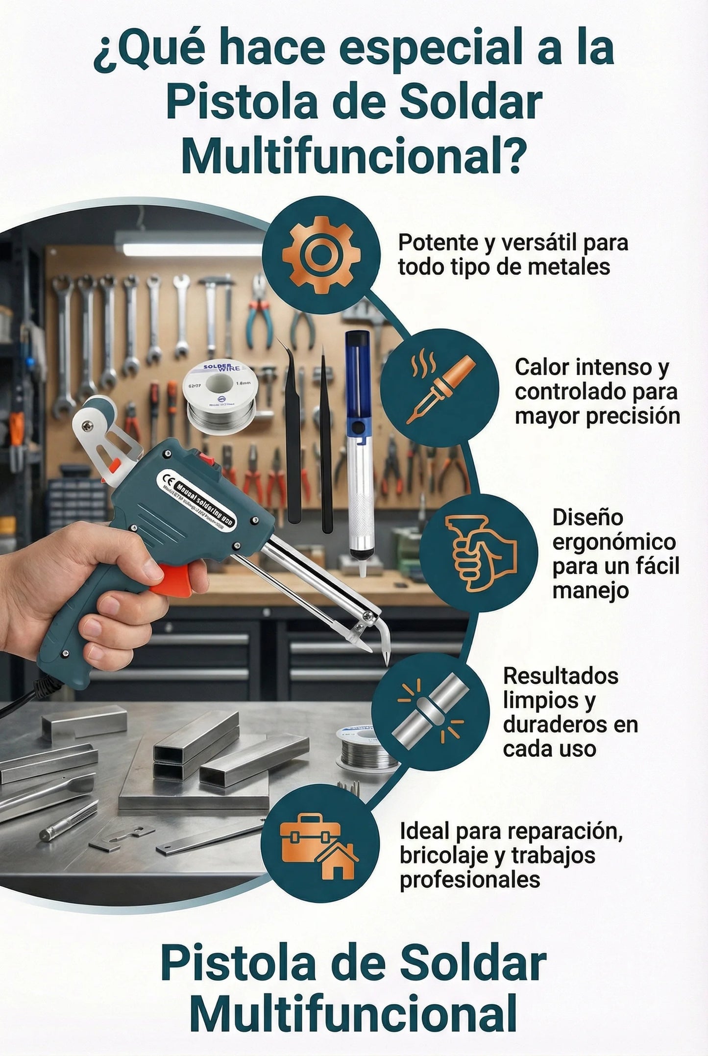 Soldadora de Alta Eficiencia 120W