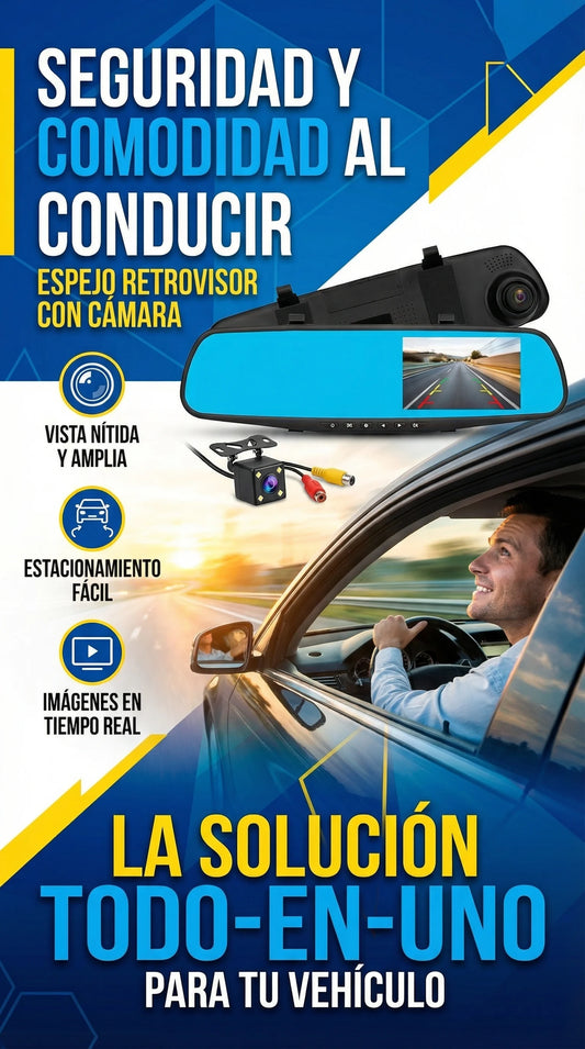 Espejo Retrovisor con Camara