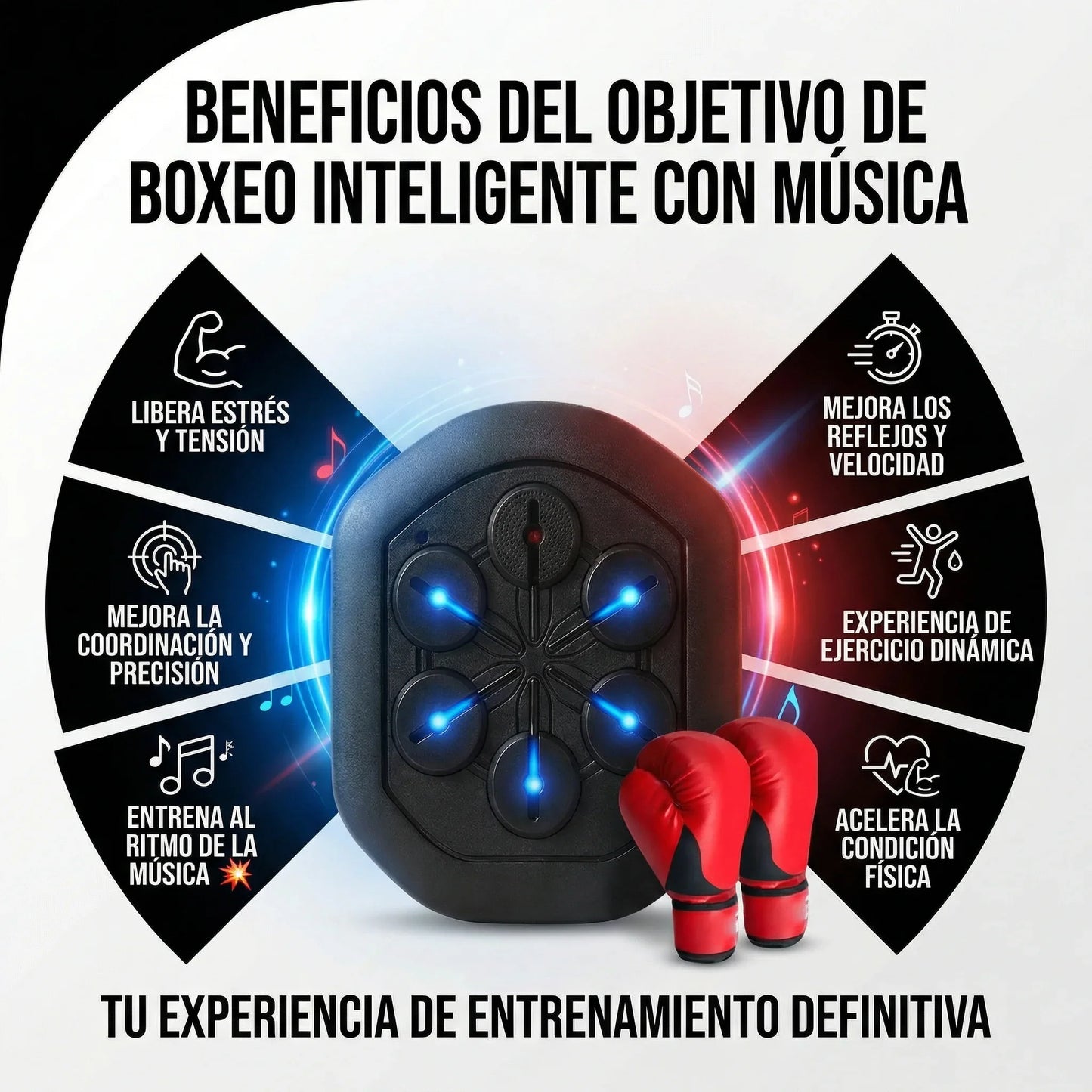 Boxing Target Maquina de Boxeo con Musica