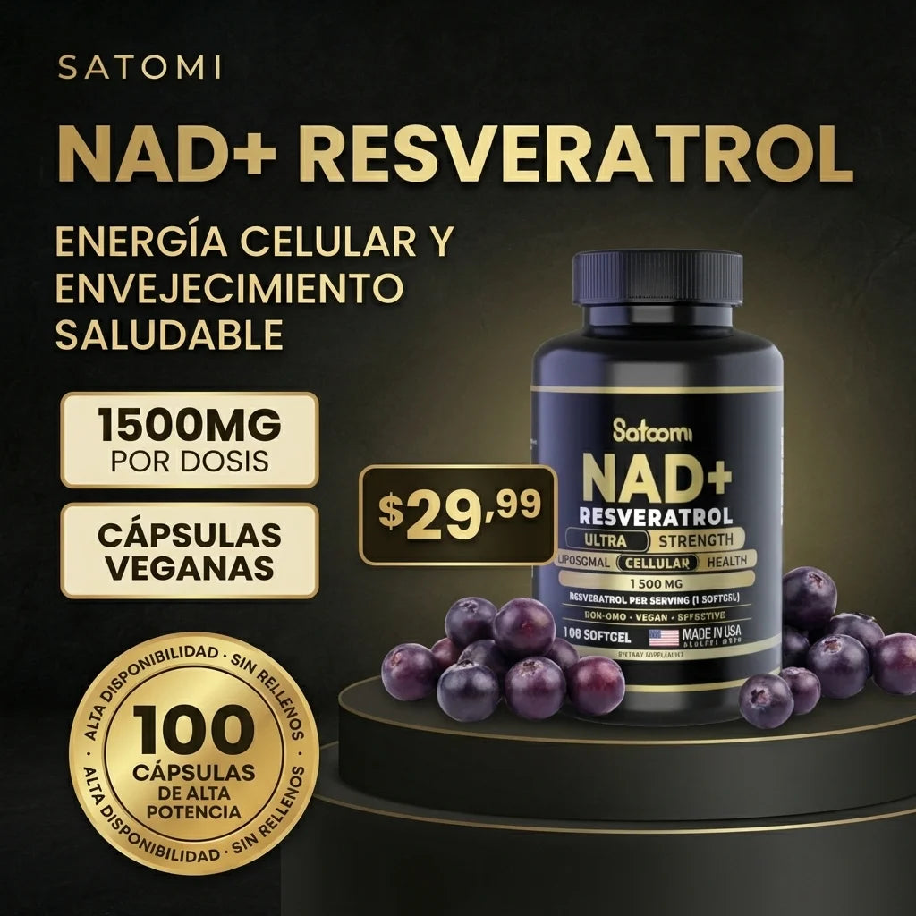 Resveratrol NAD+ Satomi 100 Capsulas