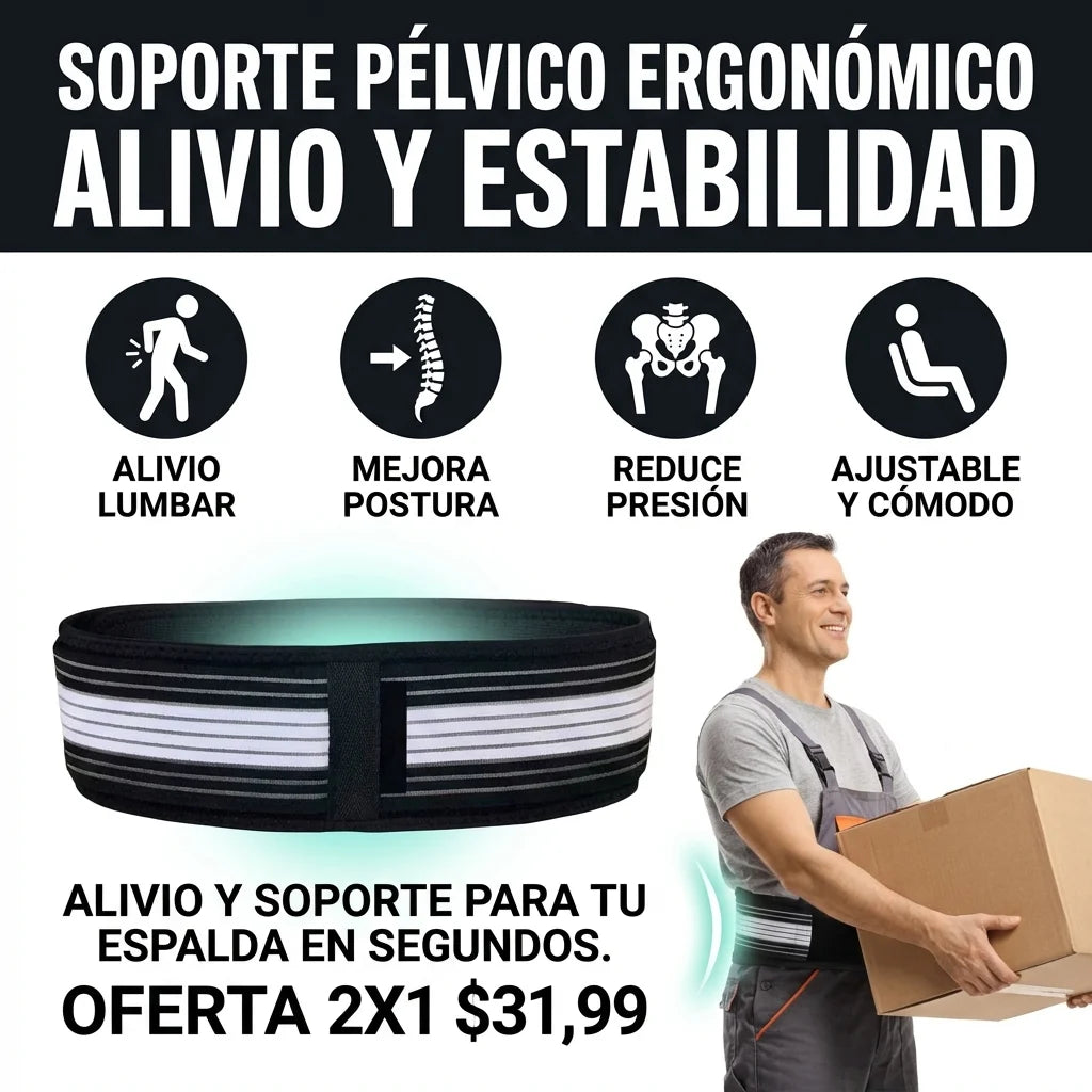 Cinturon Pelvico Ergonomico  Oferta Especial 2x1🎁