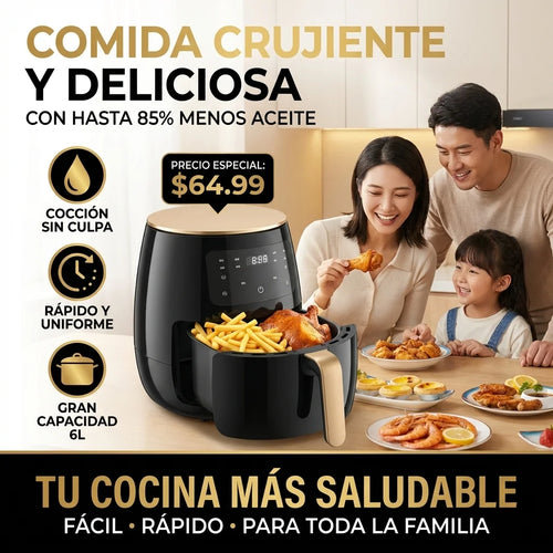 Freidora de Aire de 6 Litros