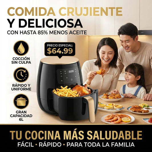 Freidora de Aire de 6 Litros