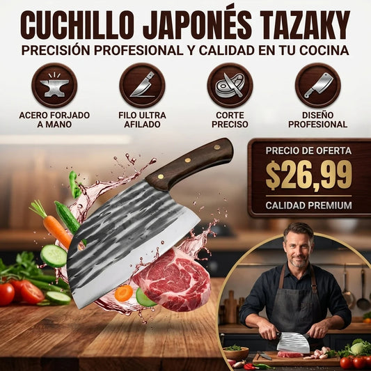 Cuchillo Japones Tazaky